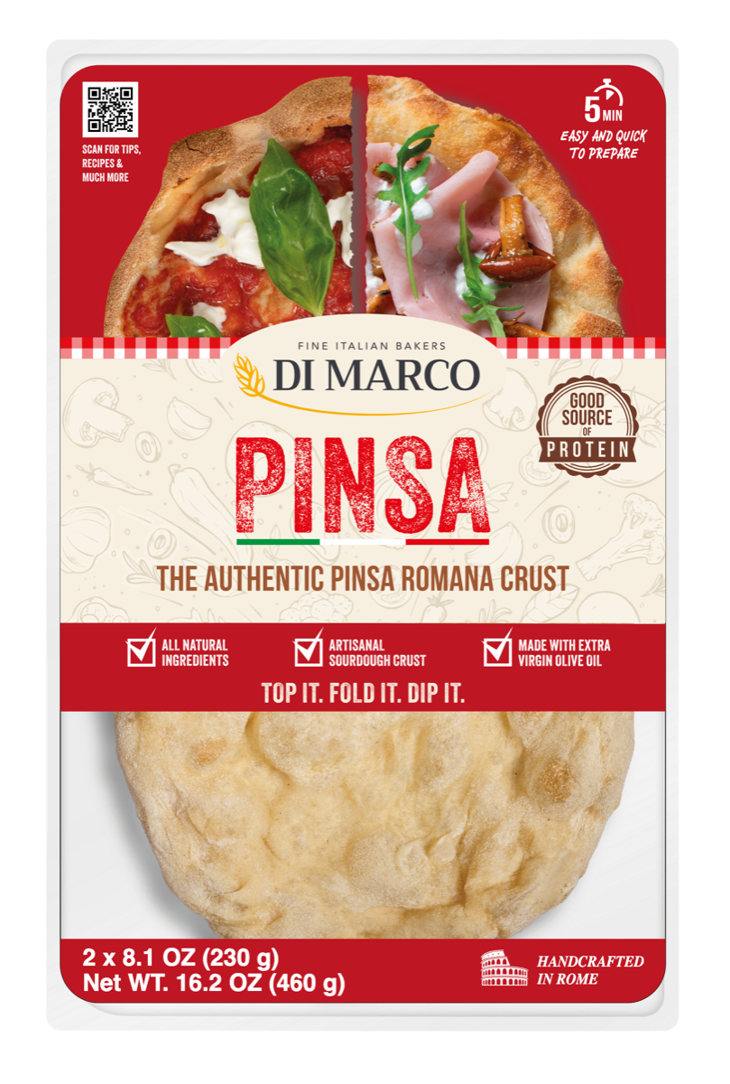 Di Marco Pinsa Classica packaging and crust